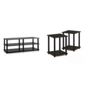 3-Tier TV Stand and End Tables Set E249349