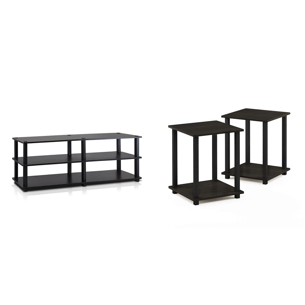 3-Tier TV Stand and End Tables Set E249349