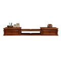 Wall Mounted TV Stand with Drawers and Open Storage Shelf R3739