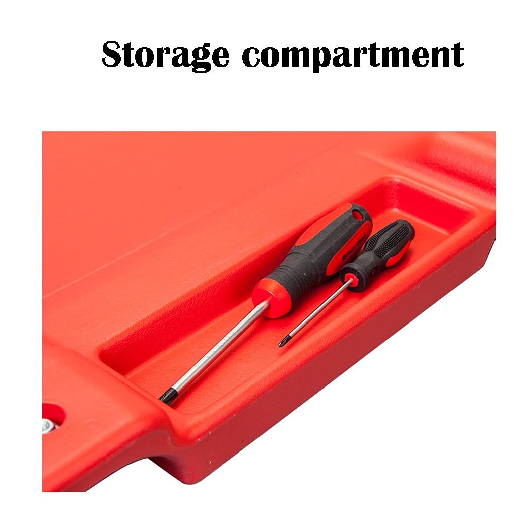 40inch Plastic Mechanic Creeper with Padded Headrest and 6 Casters Z467613
