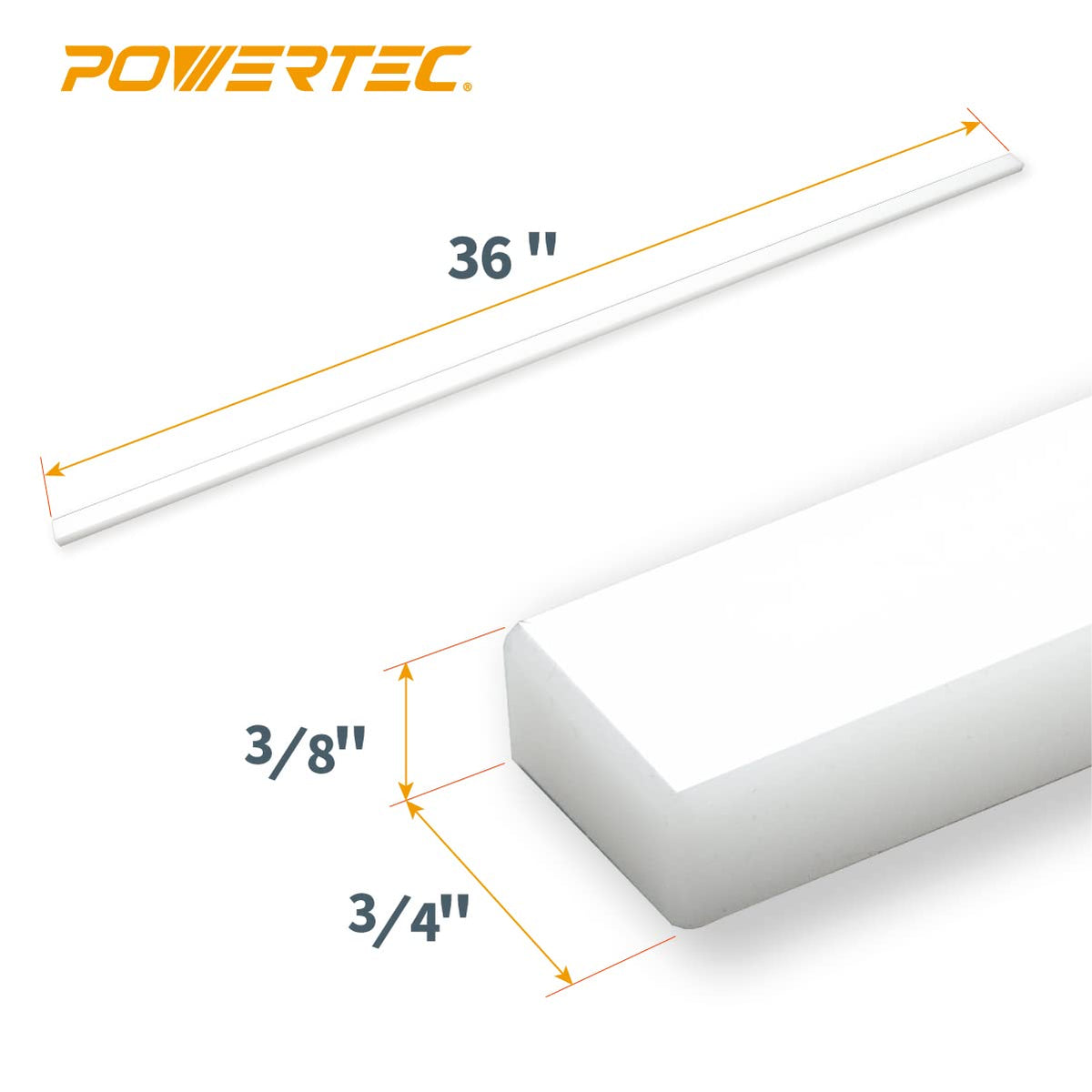 24-Inch Miter Bar for 3/4" x 3/8" Miter Slot J6809
