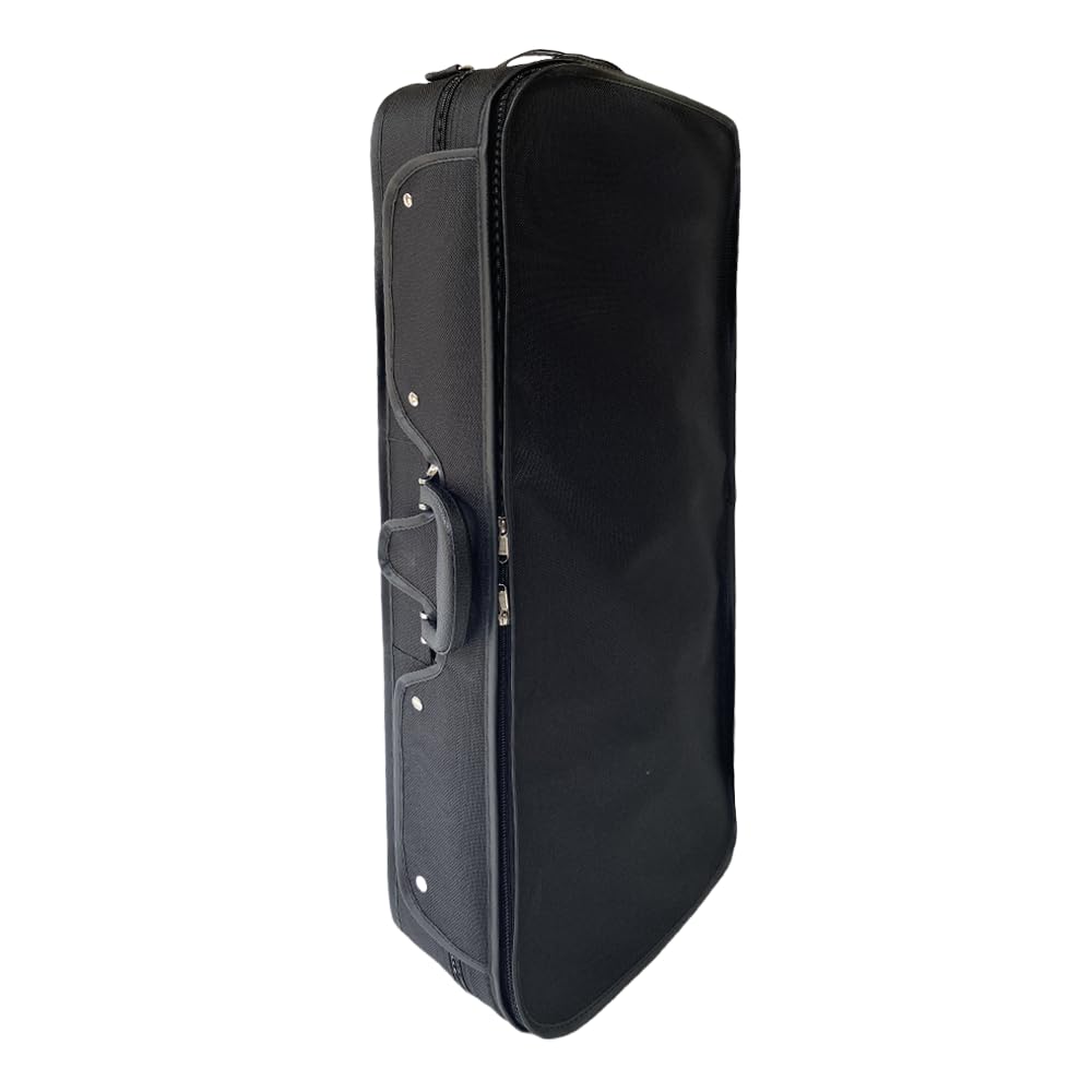 Adjustable Violin Viola Double Case with 4 Bow Holders C49518