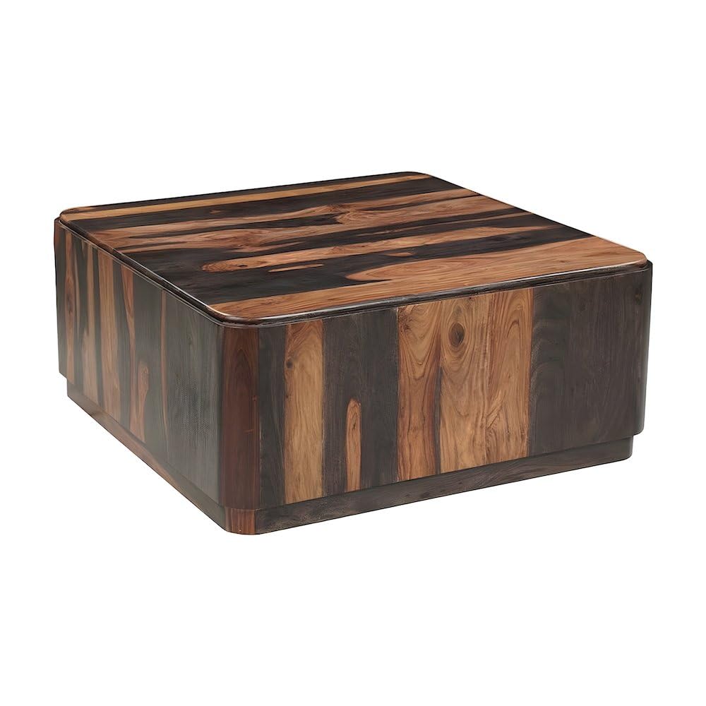 Sheesham Wood Square Coffee Table Q81257