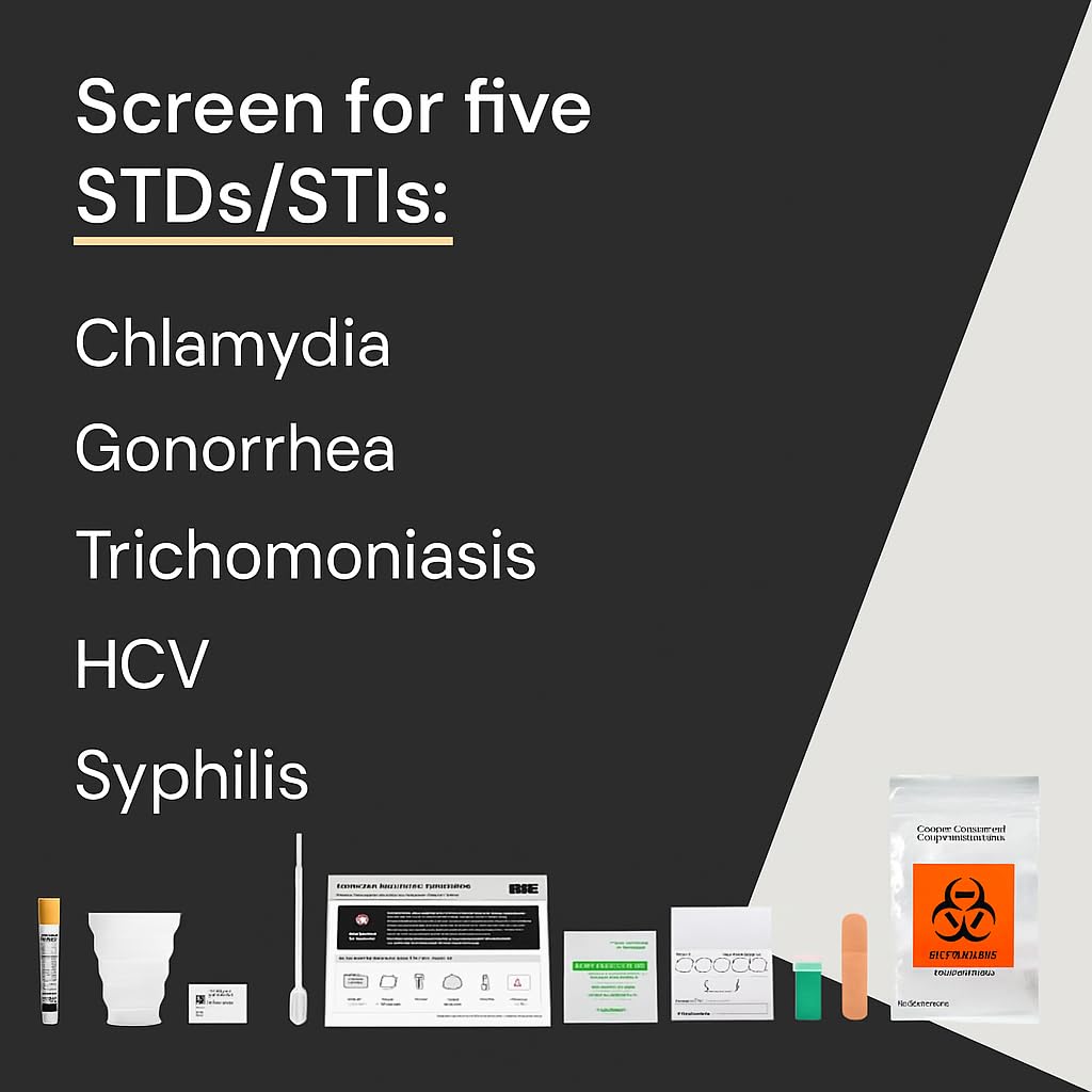 At-Home 5-Panel STD Test Kit Q217
