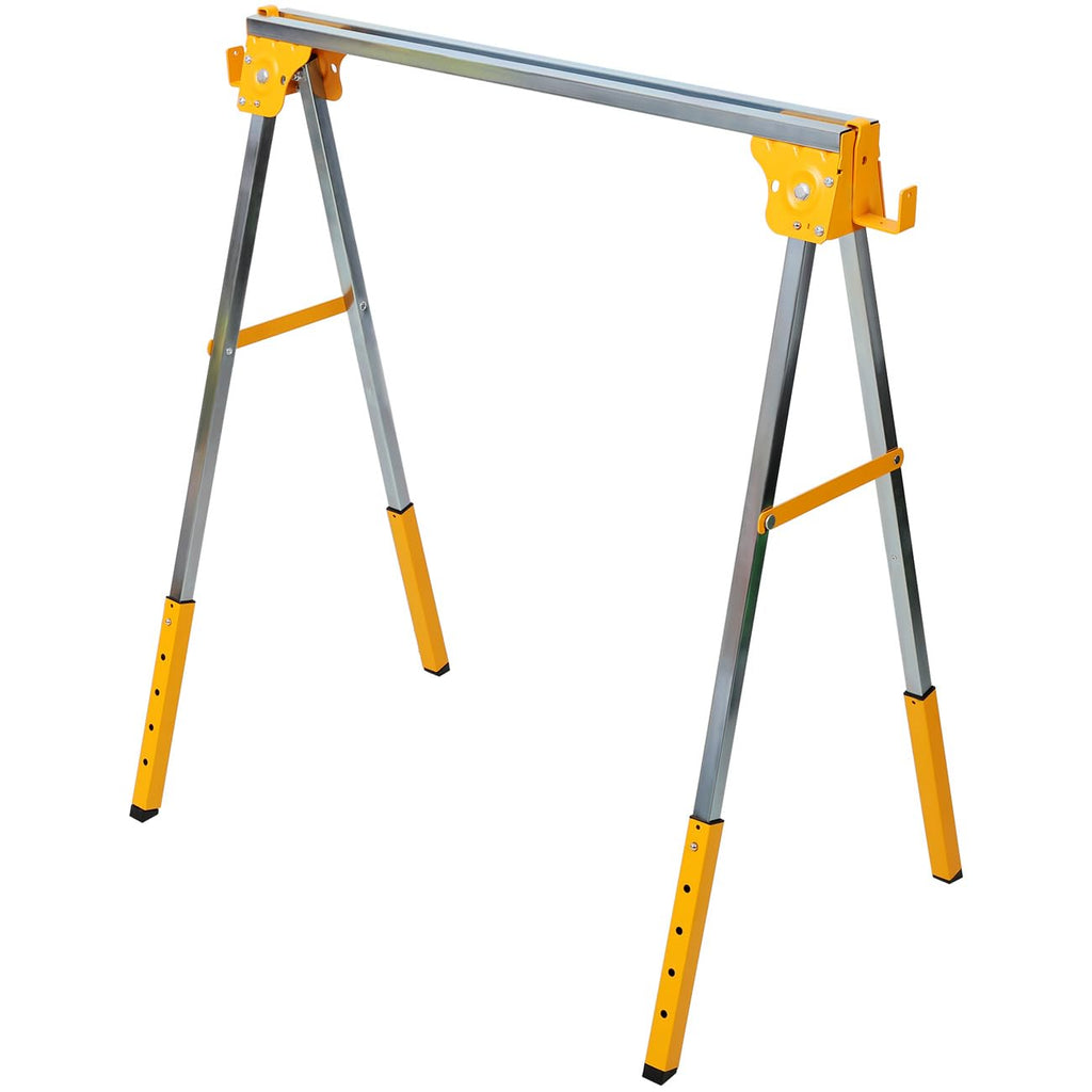 2 Pack Adjustable Height Folding Steel Sawhorse K42702