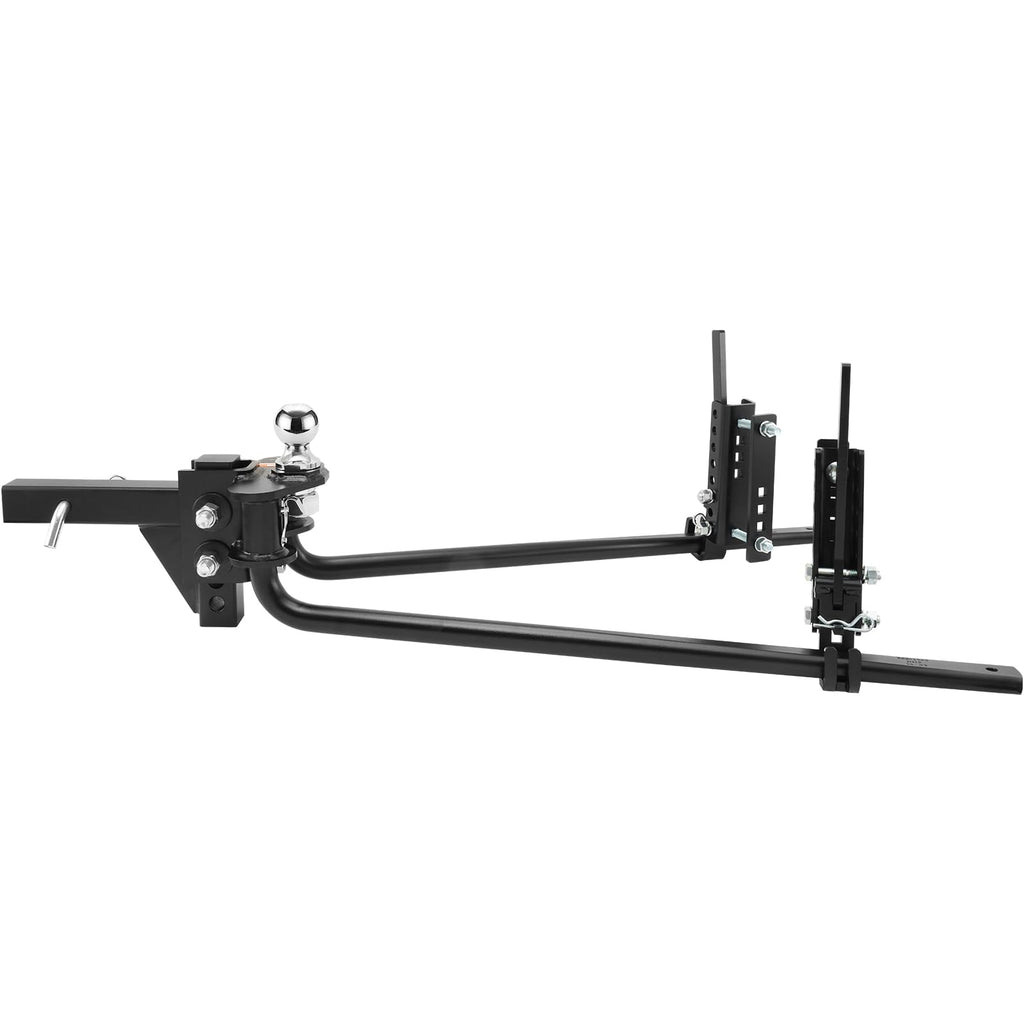 1500 lbs Capacity Weight Distribution Hitch with 2-Inch Steel Shank X2192