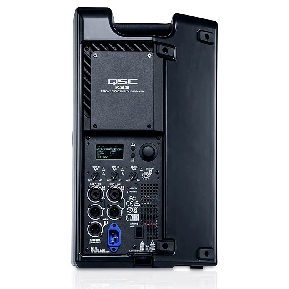 8" 2000W Powered Portable PA Speaker Pair R453