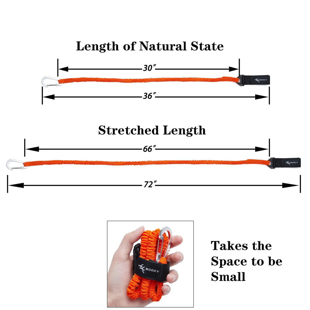 Kayak Paddle Leash Stretchable Coiled Lanyard T18199
