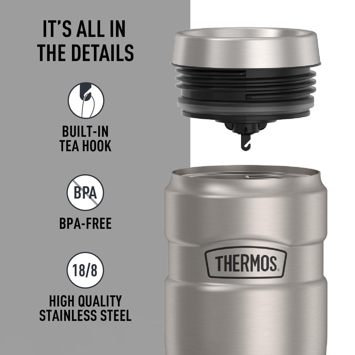 Stainless Steel Vacuum-Insulated Travel Tumbler 16 Ounce K5827