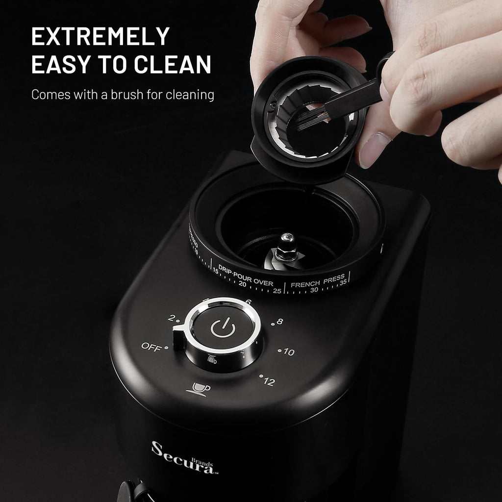 Electric Conical Burr Coffee Grinder with 35 Adjustable Grind Settings K474