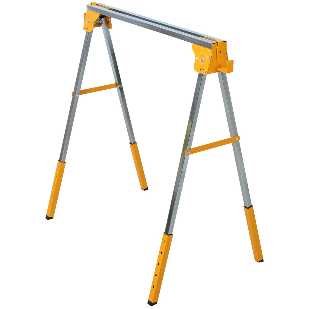 Adjustable Height Folding Steel Sawhorse 2 Pack F673262