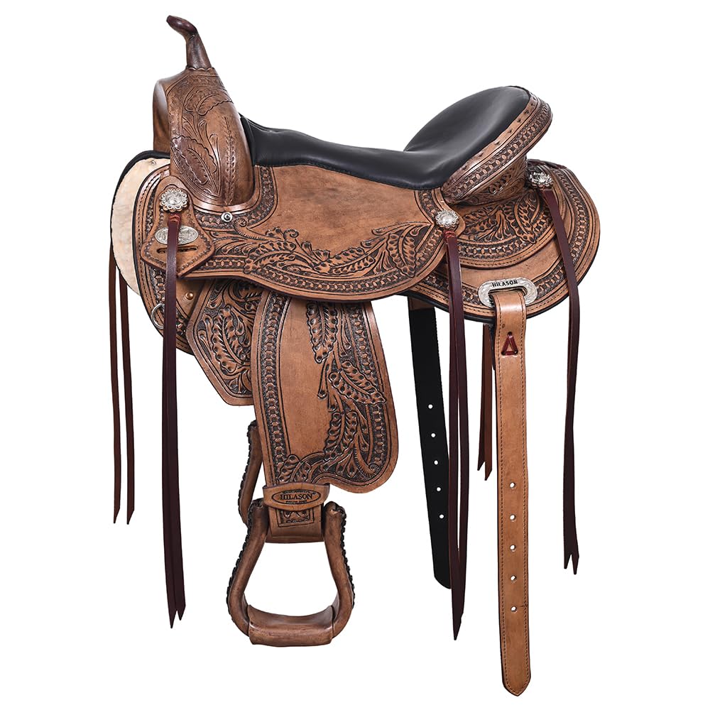 Antique Brown Western Trail Saddle A1281