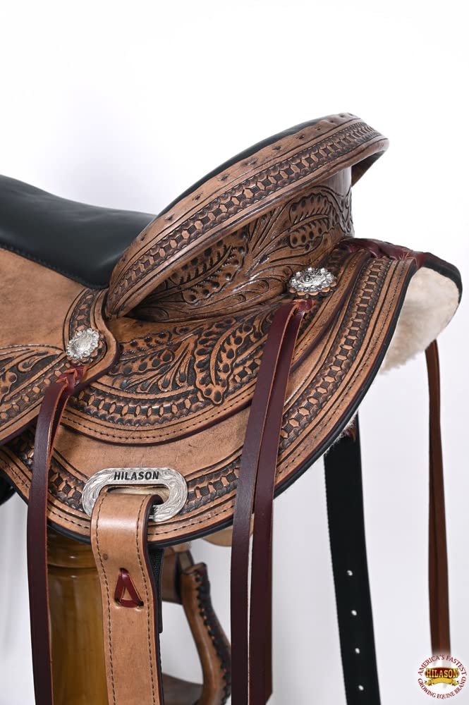 Antique Brown Western Trail Saddle A1281
