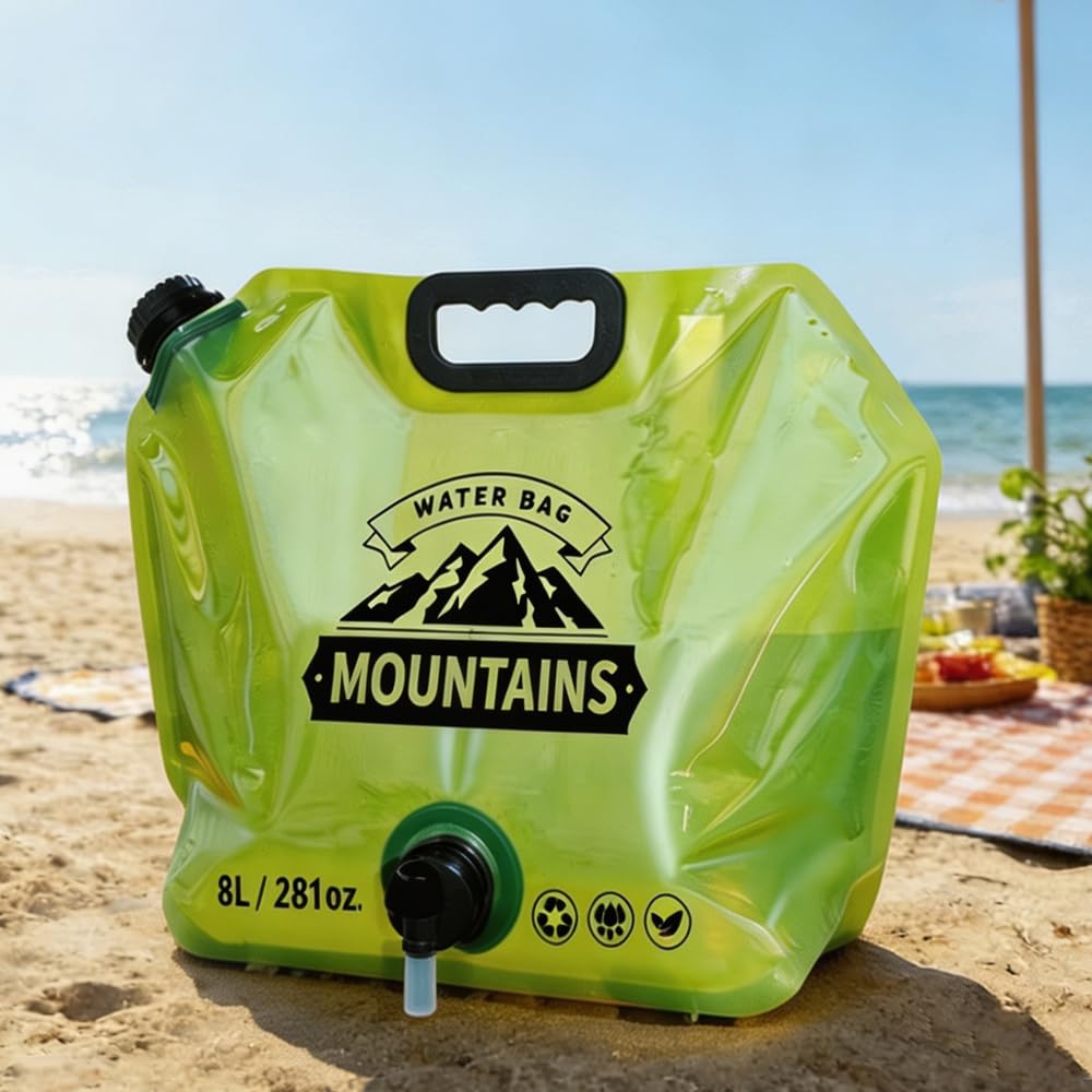 8L Collapsible Water Container with Faucet B865040