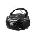 Portable CD Boombox with AM/FM Radio, Bluetooth, USB, SD Card, LCD Display, Black M950