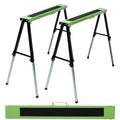 Adjustable Height Folding Sawhorse 2-Pack, 660lb Capacity Z820263