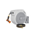 Retractable Garden Hose Reel 1/2" 130FT Wall Mount Light Grey D4848