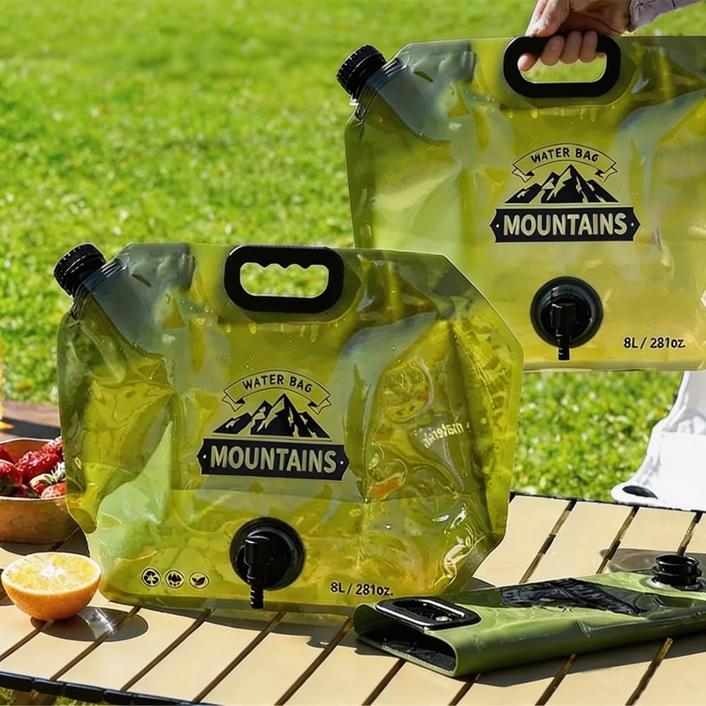 8L Collapsible Water Container with Faucet B865040