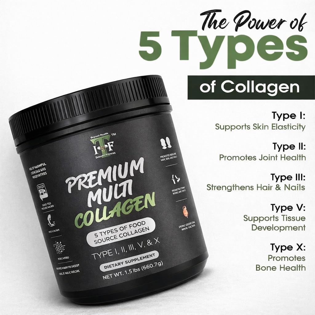 Unflavored Multi Collagen Peptides Powder Y5253