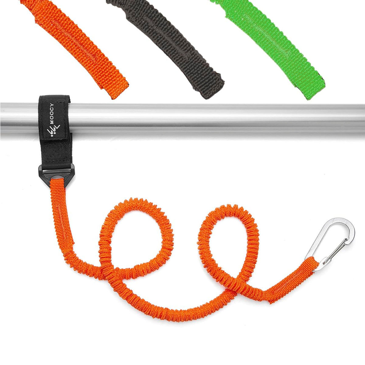 Kayak Paddle Leash Stretchable Coiled Lanyard T18199