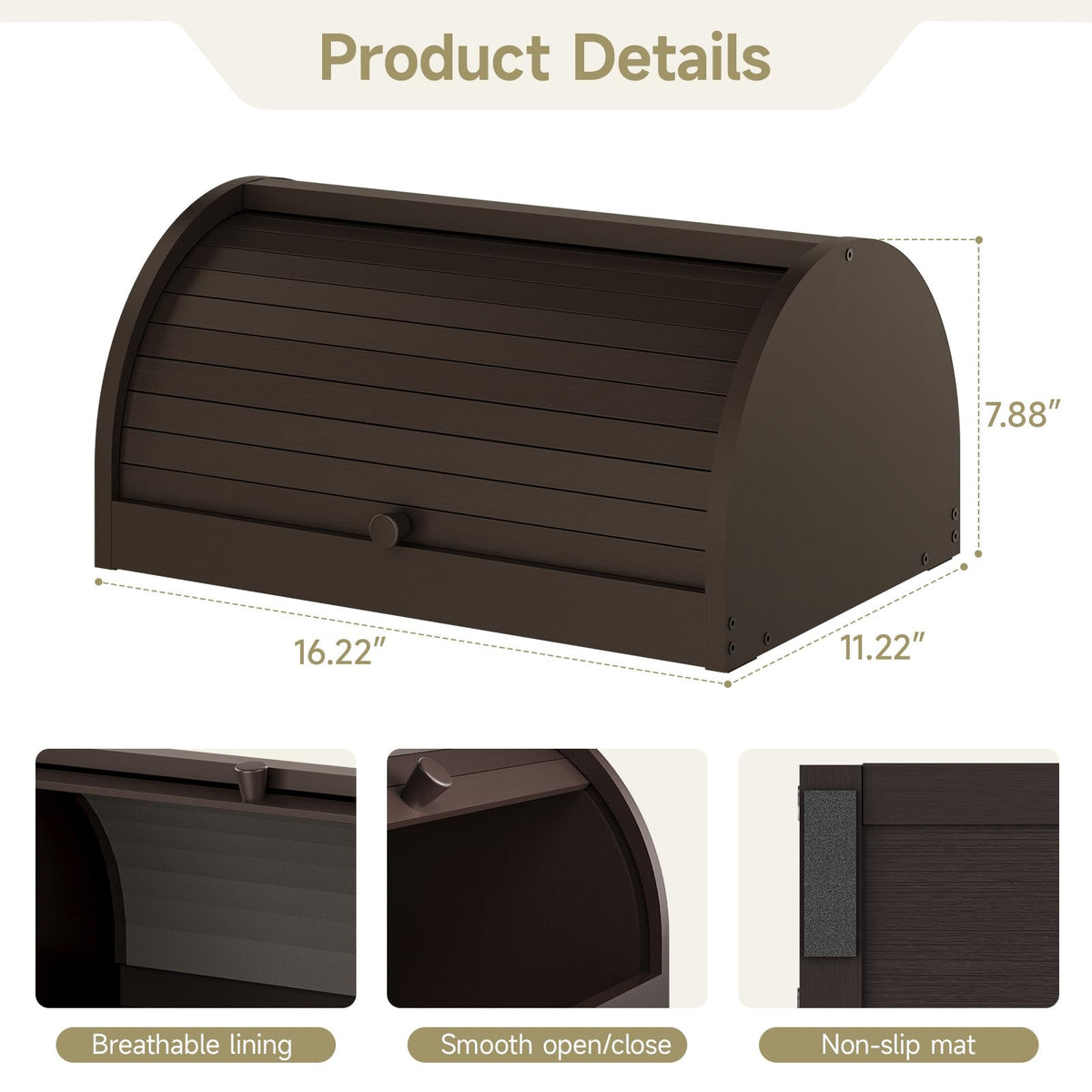 Roll-Top Bread Box W327357
