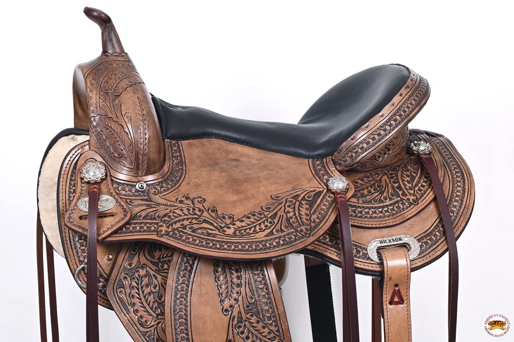 Antique Brown Western Trail Saddle A1281