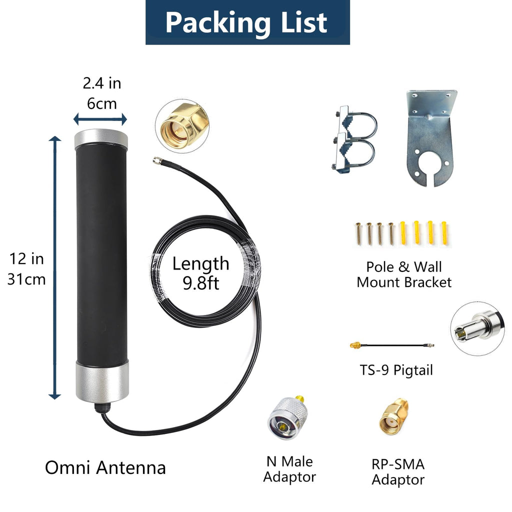 Outdoor Omni Cellular Antenna Kit D834114