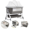 4 in 1 Baby Bassinet Bedside Sleeper with Wheels and Mattress V9524