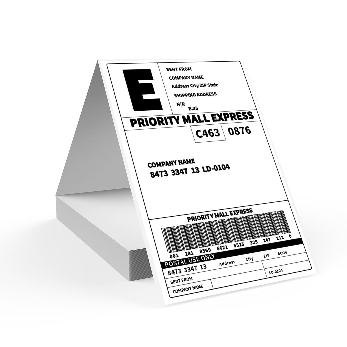 4x6 Thermal Labels 100/Stack P990