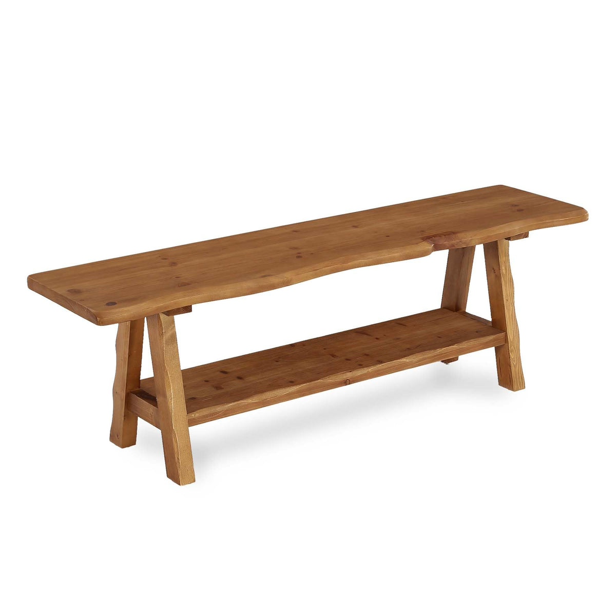 Brown Solid Wood Entryway Bench L651078