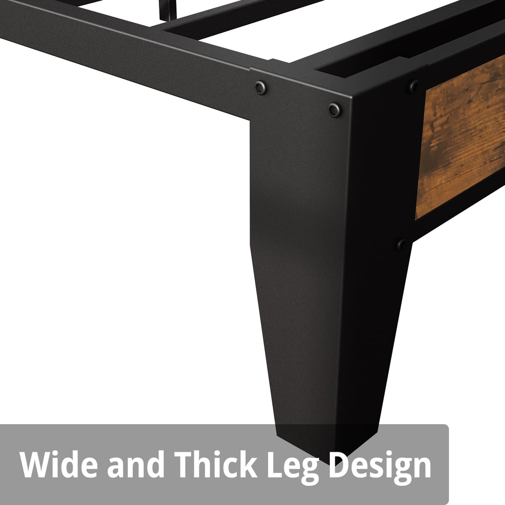 Twin Bed Frame with Storage Headboard Z577