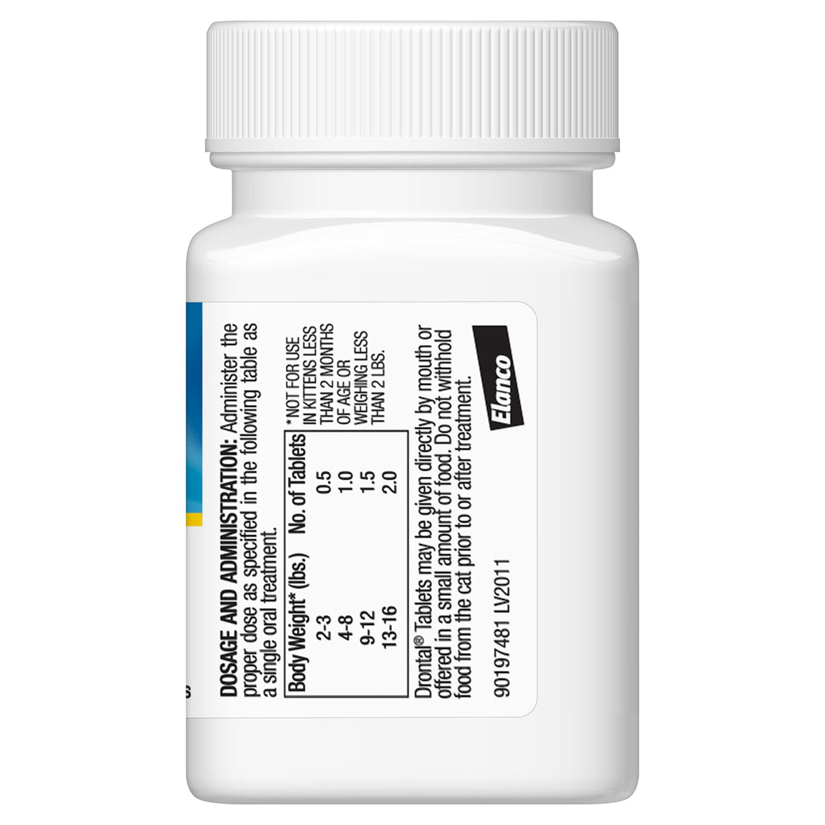 Cat and Kitten Dewormer 50 Tablets S73811