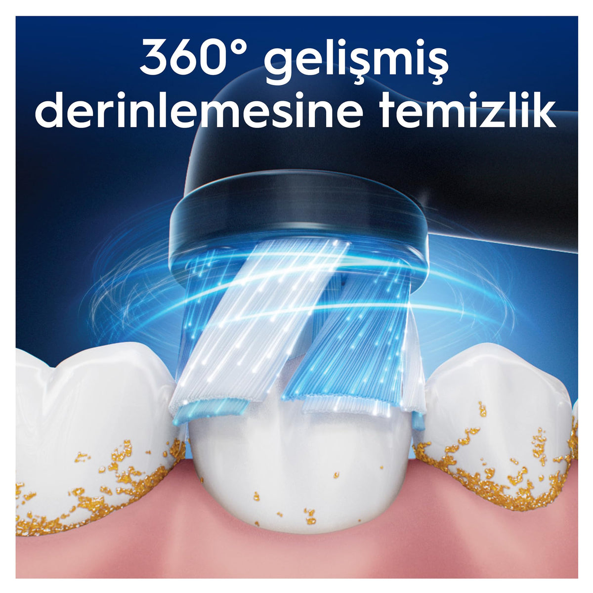 Black Replacement Toothbrush Heads T966