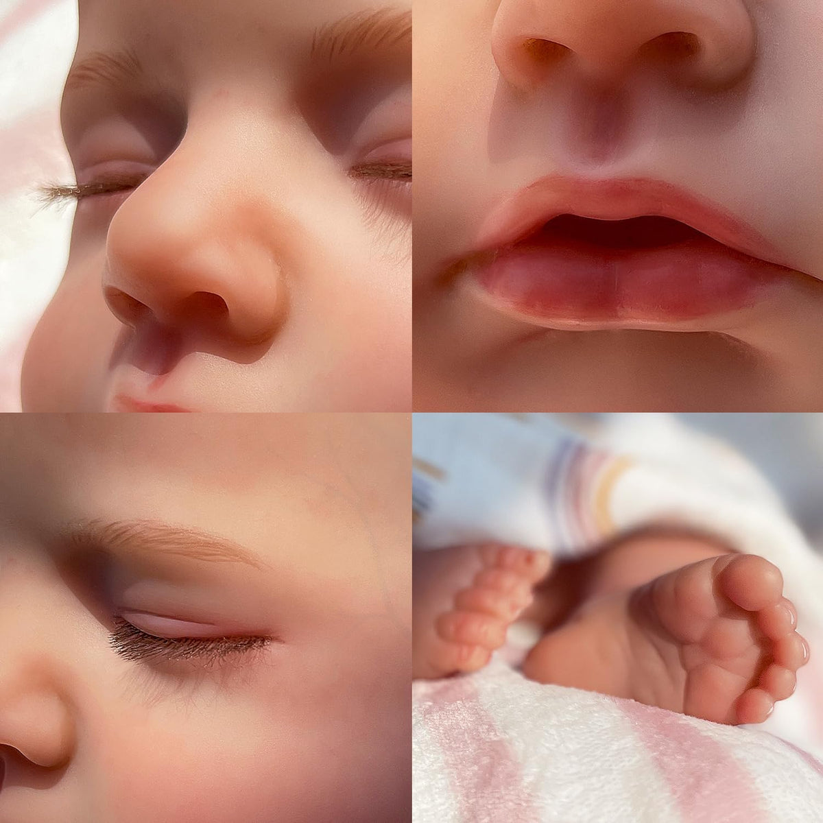 20 Inch Realistic Sleeping Newborn Baby Doll N18470