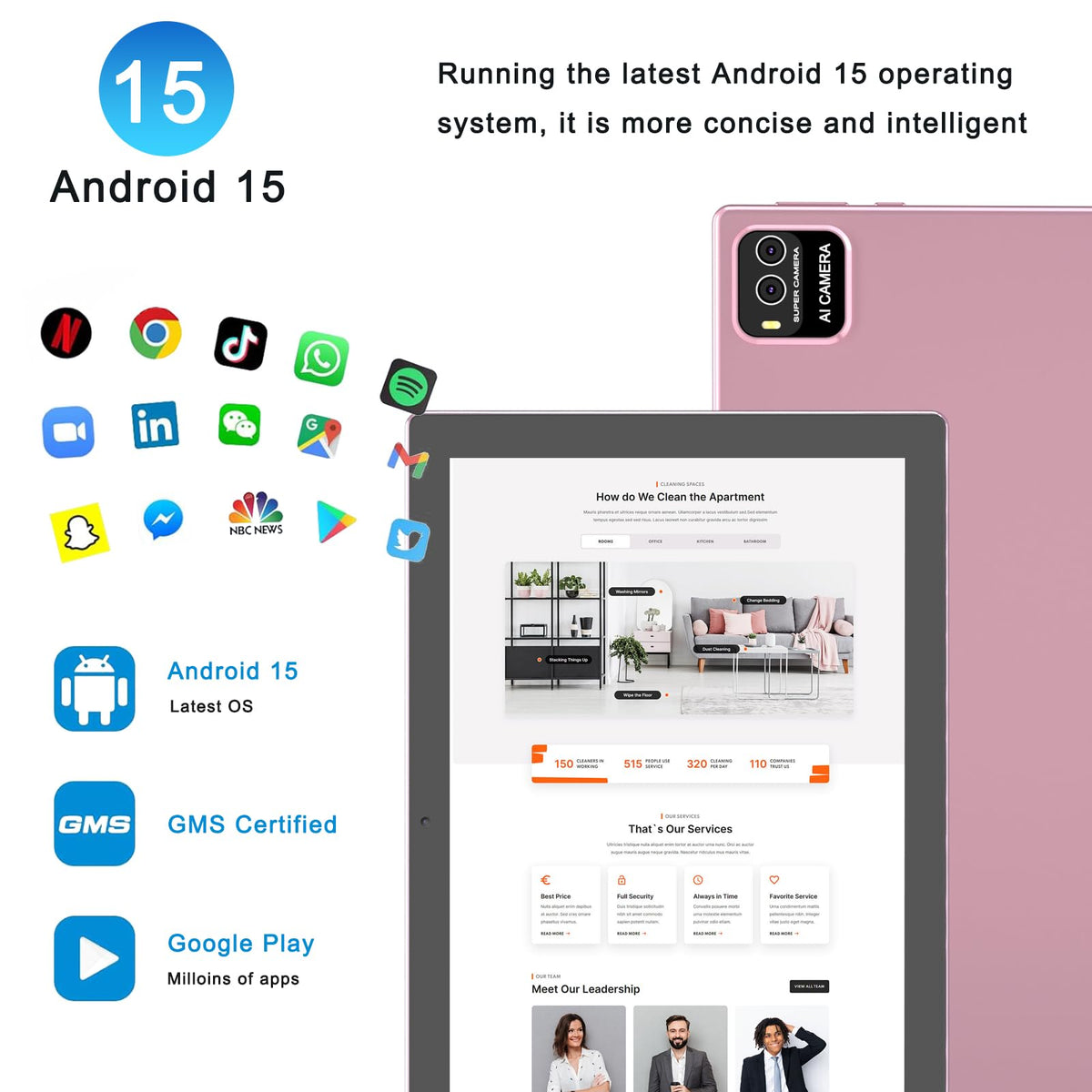 10-inch Android Tablet with Case and Stylus Q82039