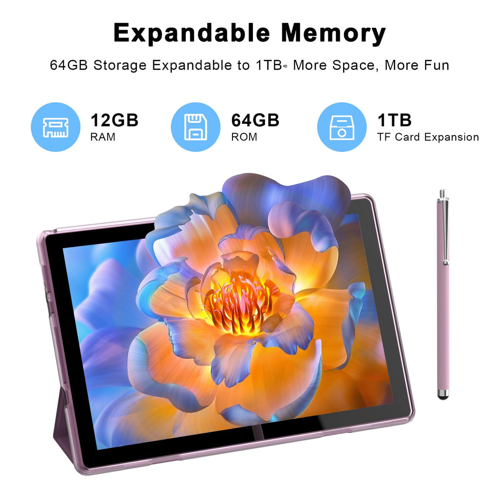 10-inch Android Tablet with Case and Stylus Q82039