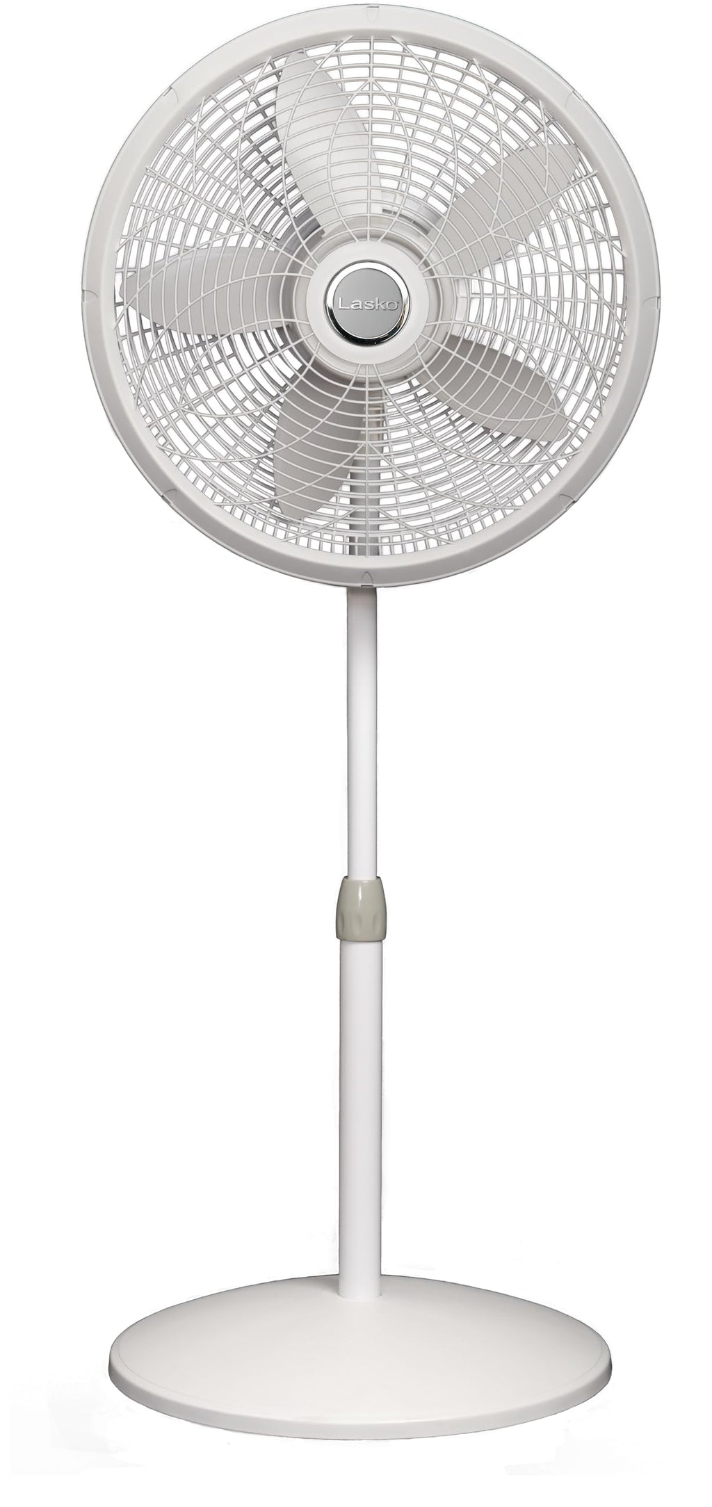 Oscillating Pedestal Fan with Adjustable Height and 3 Cooling Speeds, 18", White C282888