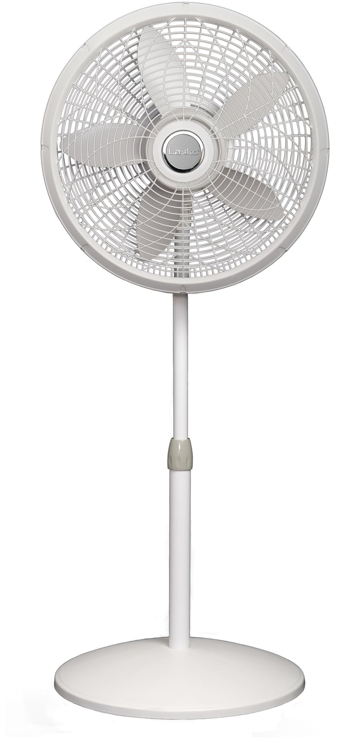 Oscillating Pedestal Fan with Adjustable Height and 3 Cooling Speeds, 18", White C282888