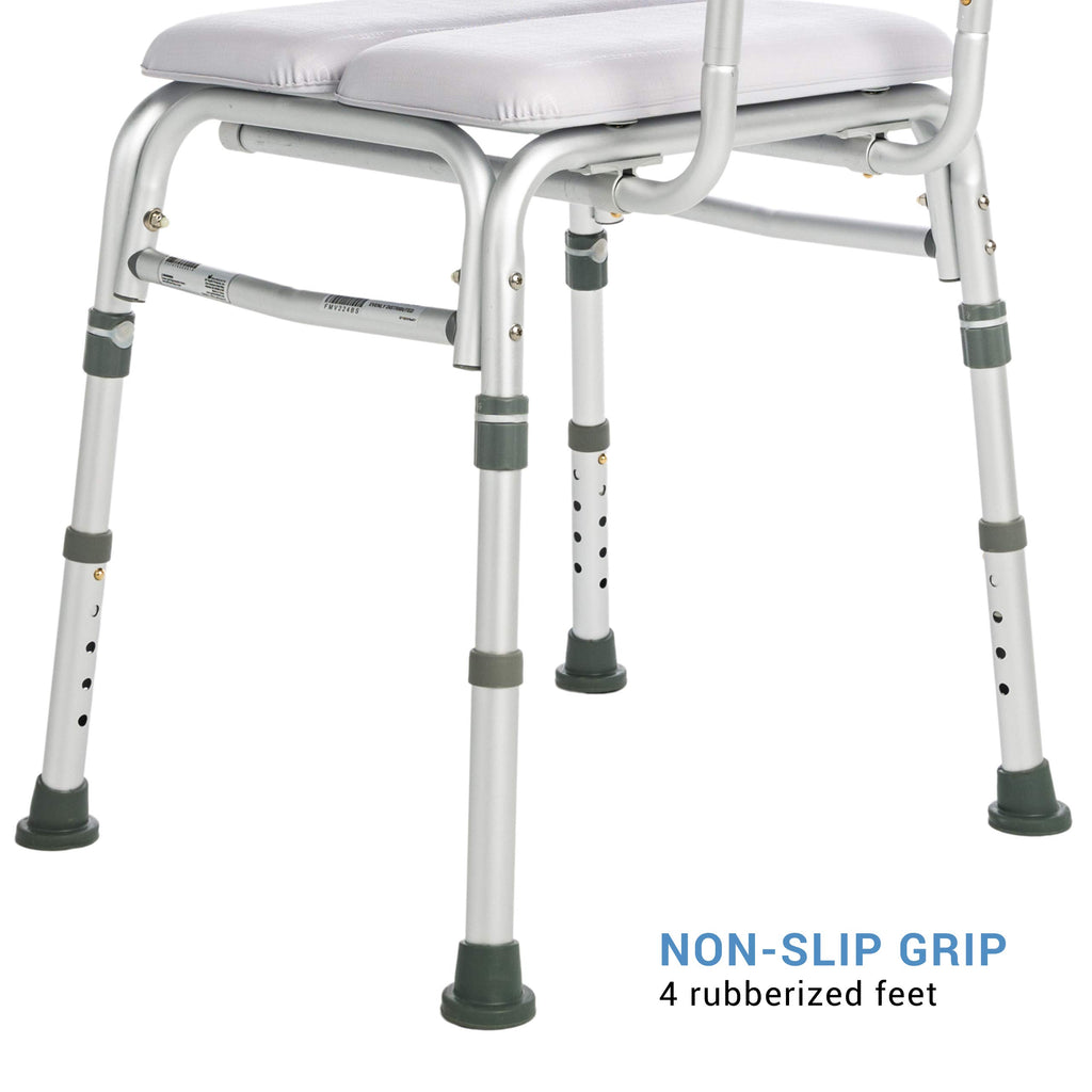 Padded Shower Chair with Backrest H2562