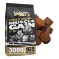 11-in-1 Dog Muscle Builder Power Chews - High Protein Supplement with Amino Acids - 75 Soft Chews K3057