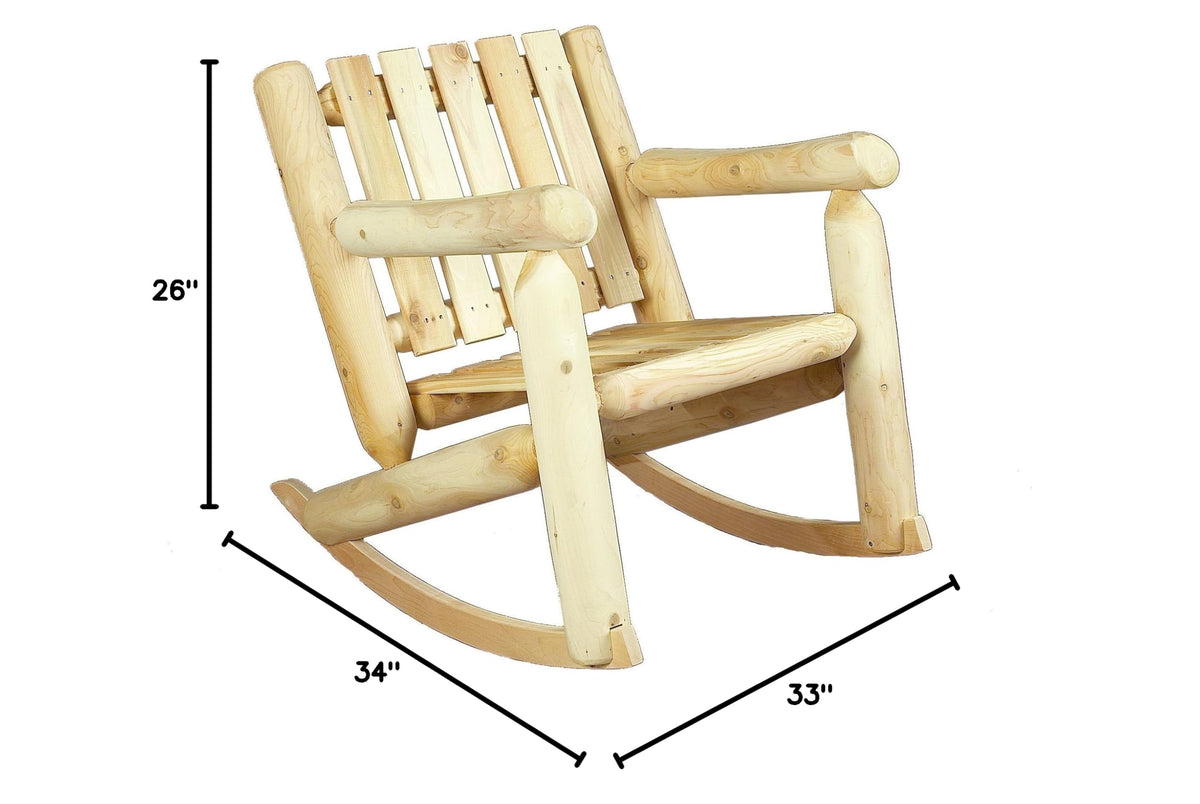 Log Rocking Chair R7610