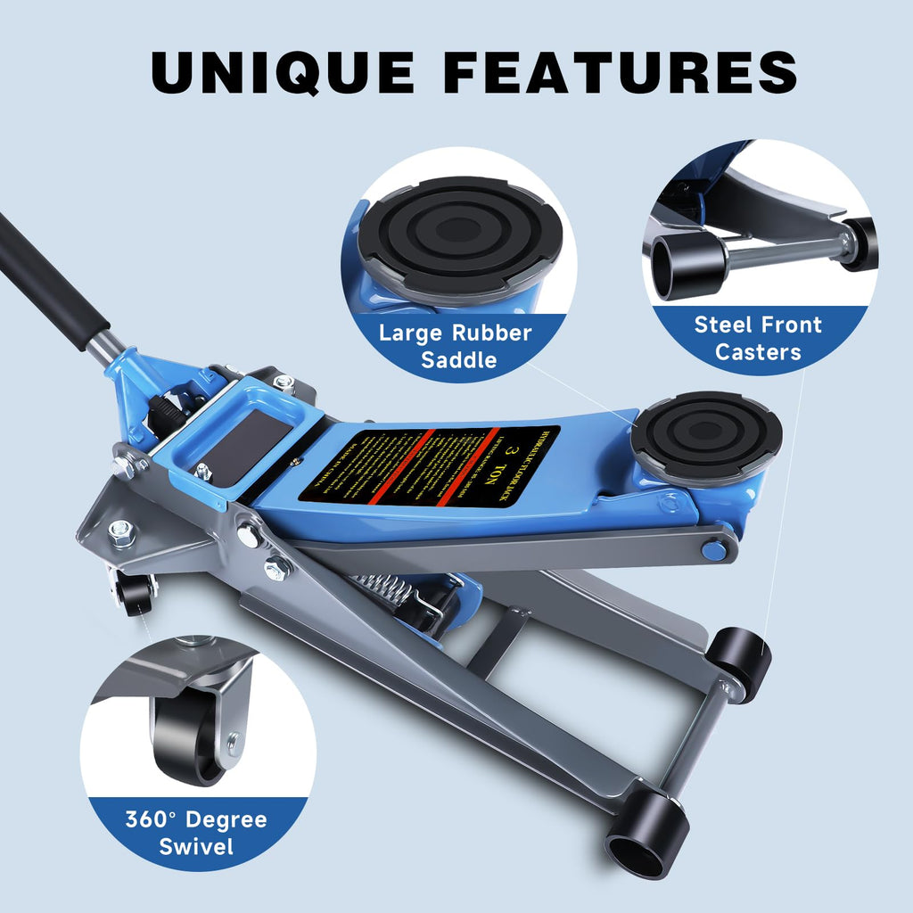 3 Ton Hydraulic Floor Jack H85681