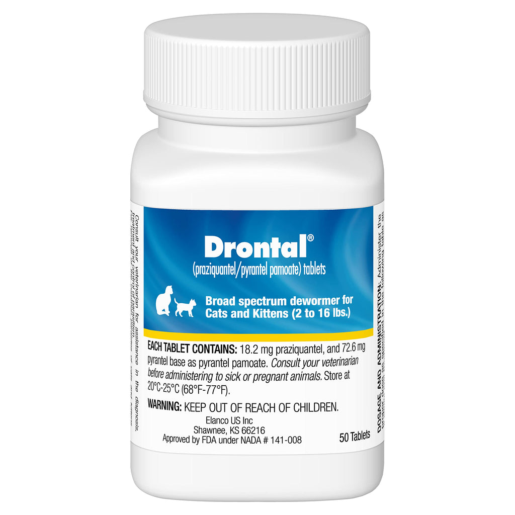 Cat and Kitten Dewormer 50 Tablets S73811