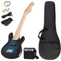 30" Blue Electric Guitar Beginner Kit with Amp and Bag E4624