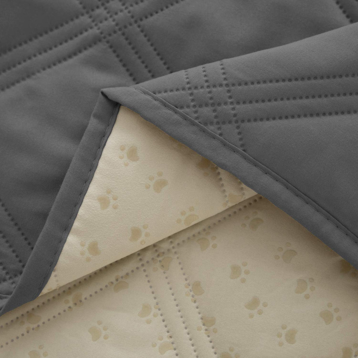 Waterproof Dog Bed Cover Pet Blanket with Anti-Slip Back F3809