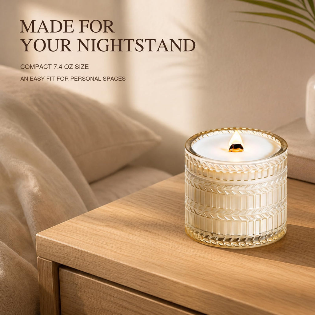 Vanilla Coconut Wood Wick Candle 7.4 oz C118952