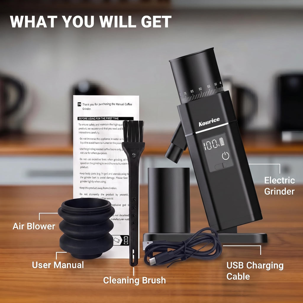 Electric Burr Coffee Grinder with 75 Settings L895