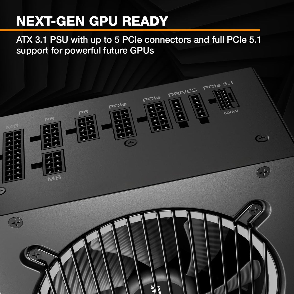 850W Fully Modular ATX 3.1 80+ Gold PSU Z378972