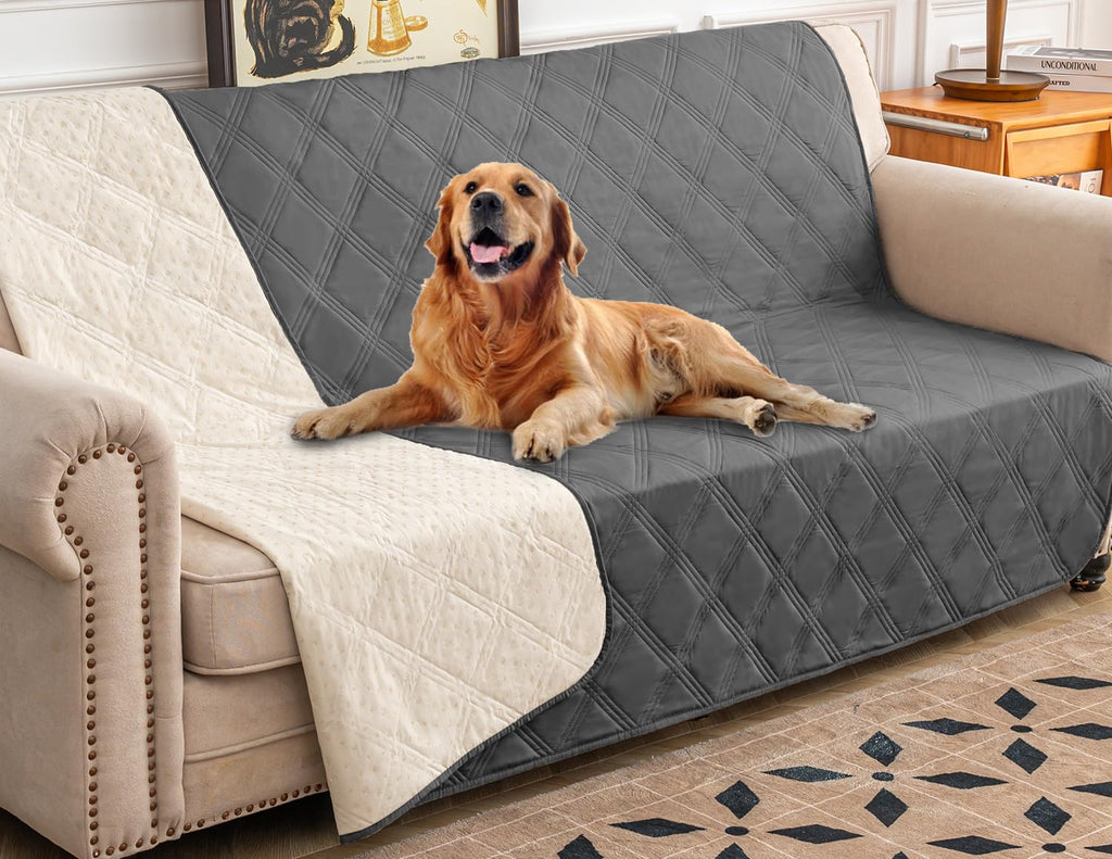 Waterproof Dog Bed Cover Pet Blanket with Anti-Slip Back F3809