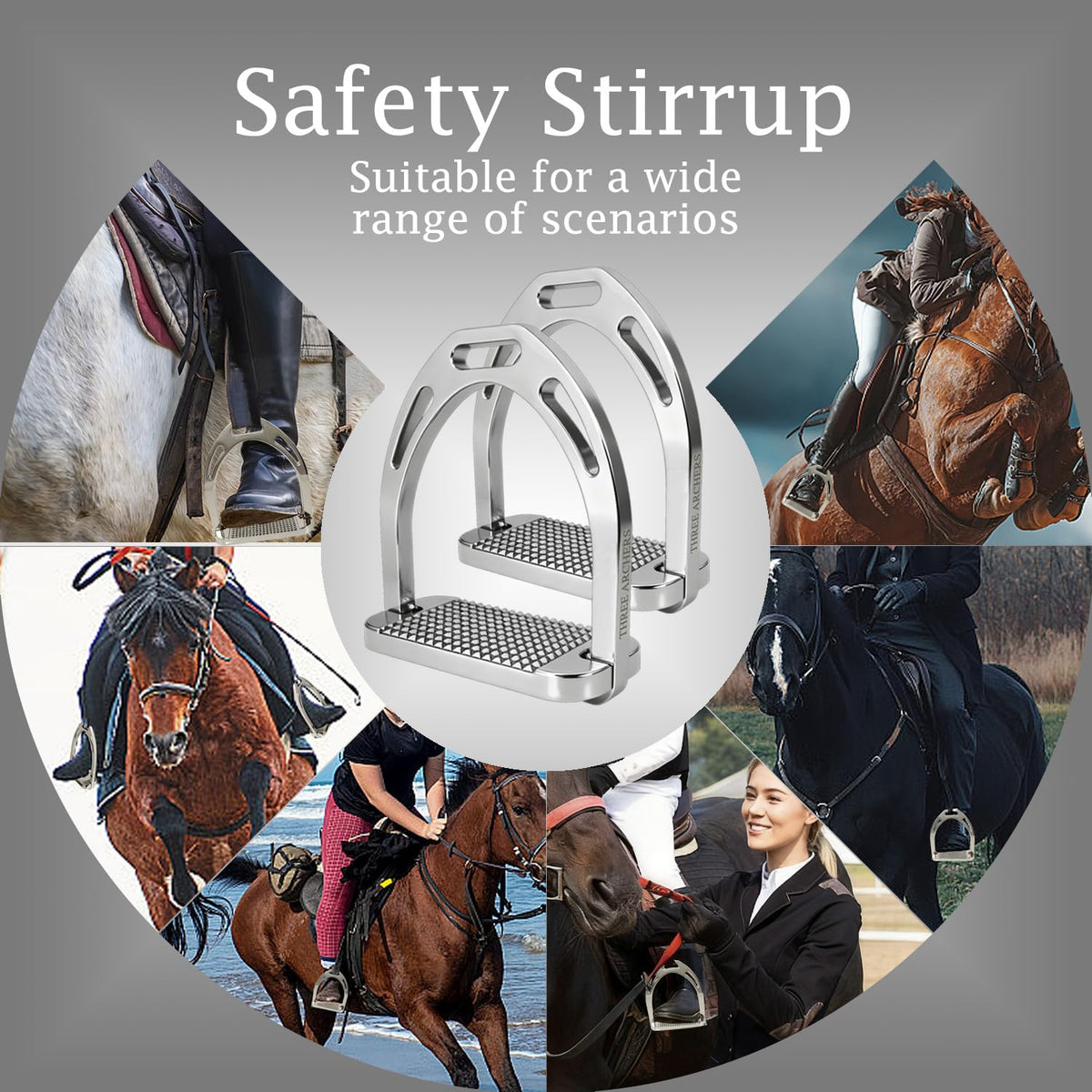 Lightweight English Stirrups K2928